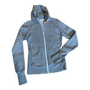 Lululemon Scuba Gray Zip Up Sweater